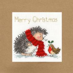 XMAS32 Набір для вишивання хрестом (різдвяна листівка) Christmas Wishes "Різдвяні побажання" Bothy Threads
