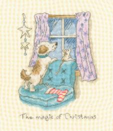 XAJ17 Набір для вишивання хрестом The magic of Christmas "Магія Різдва" Bothy Threads