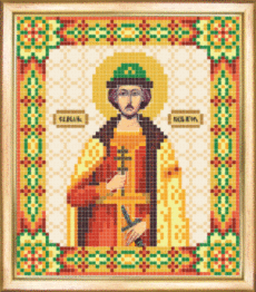 СБІ-076 Схема для вишивання бісером "Іменна ікона святий князь Ігор"
