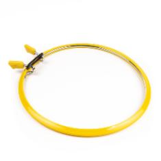 160-1/жовті П'яльці Nurge пружинні для вишивання та штопки, висота обідка 7мм, діаметр 195мм