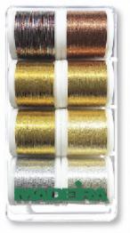 8009 Набір металізованих ниток Madeira Metallic Brilliant (8х200м) Madeira