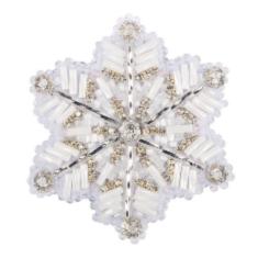 БП-352 Набір для виготовлення брошки Crystal Art Сніжинка