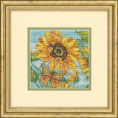 70-65228 Набір для вишивання хрестом «Sunflower garden//Соняшниковий сад» DIMENSIONS