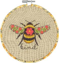 72-76314 Набір для вишивання гладдю DIMENSIONS ROUND BEE  Бджола з п'яльцями