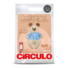 1 AMIGURUMI KIT - KNITTED TEDDY BEAR Cuddly(100%% бавовна)