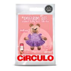 2 AMIGURUMI KIT - KNITTED TEDDY BEAR Ballerina (100%% бавовна)