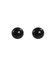 10 EYES (оченята) black- чорні (10mm) пластик, в уп. 2 шт.