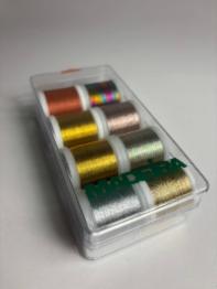 8009 Набір металізованих ниток Madeira Metallic Brilliant (8х200м) Madeira