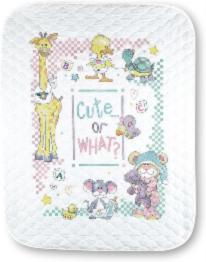 72724 Набір для вишивання хрестом на ковдрі DIMENSION «Милий… чи як?» • «Cute…Or What? Baby Quilt»
