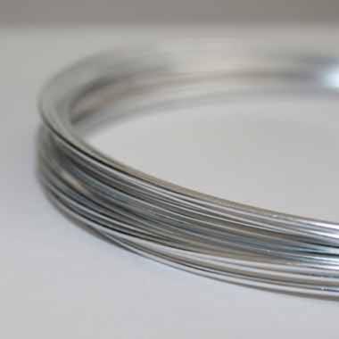 7706 Проволока художественная алюминиевая круглая, диаметр 4 мм, цвет №4 серебро. Каталог товарів. Інструменти та фурнітура. Декоративний дріт