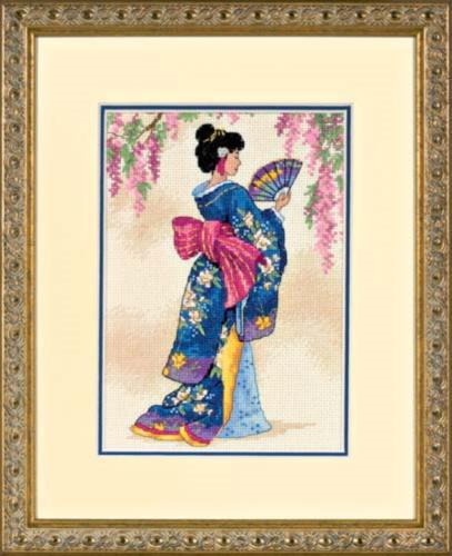 06953 Набор для вышивания крестом DIMENSIONS Elegant Geisha "Элегантная гейша". Каталог товаров. Наборы