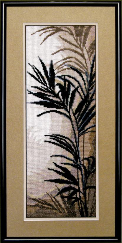 Набор для вышивки крестиком Чарівна Мить №438 Триптих "Пальмовые листья"  . Каталог товарів. Набори