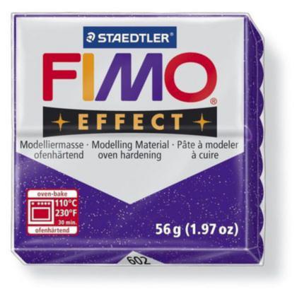 602/8020 Полимерная глина FIMO Effect, с блестками фиолетовый (56г) STAEDTLER. Каталог товарів. Творчість. Полімерна глина