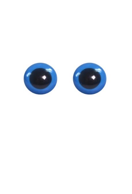 12 EYES (оченята) blue - блакитні (12mm) пластик, в уп. 2 шт.. Каталог товарів. Творчість. Скрапбукінг
