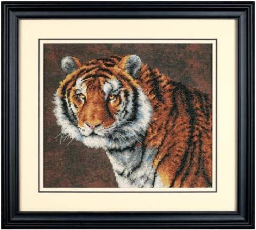 03236 Набор для вышивания крестом DIMENSIONS Tiger "Тигр". Каталог товарів. Набори