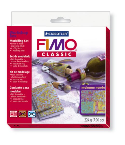 8003/32/L1 Набор FIMO Classic для мастер-класса «Мокуме гане» 4x56г. Каталог товаров. Творчество. Полимерная глина