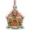 70-08917 Набор для вышивания крестом DIMENSIONS Gingerbread House Christmas Ornament "Рождественское украшение Пряничный домик"