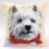 PN-0008572 Набор для вышивания крестом (подушка) Vervaco West Highland Terrier "Норвич терьер"