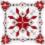 PN-0146119 Набір для вишивання хрестом (подушка) Vervaco Snow crystal I "Скандинавська зірка I"