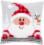 PN-0148061 Набір для вишивання хрестом (подушка) Vervaco Santa in a plaid hat "Санта в картатій шапці"