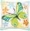 PN-0163342 Набір для вишивання хрестом (подушка) Vervaco Green butterfly "Зелений метелик"