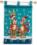 PN-0147503 Набір для вишивання хрестом (календар-панно) Vervaco Elk with scarves "Лоси  з шарфами"