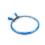 160-2/сині П'яльці Nurge пружинні для вишивання та штопки, висота обідка 5мм, діаметр 126мм