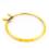 160-1/жовті П'яльці Nurge пружинні для вишивання та штопки, висота обідка 7мм, діаметр 195мм