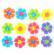 7691 Декоративные пуговицы. Разноцветные цветы. Каталог товарів. Вишивання/Шиття. Ґудзики