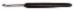 30887 Крючок алюминиевый с черной ручкой и серебряным наконечником KnitPro, 6.50 мм. Каталог товарів. Вязання. Крючки