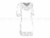 Заготовка для платья под вышивку бисером Розы монохром, П99-ГБ белый