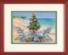 70-08832 Набор для вышивания крестом DIMENSIONS Christmas On The Beach "Рождество на  пляже". Каталог товарів. Набори