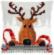 PN-0148051 Набор для вышивания крестом (подушка) Vervaco Reindeer with a Red Scarf "Олень в красном шарфе I". Каталог товарів. Набори