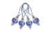 11256 Маркеры петель (12 шт) Playful Beads Blooming Blue KnitPro. Каталог товарів. Вязання. Аксесуари KnitPro