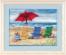72-120022 Набор для вышивания (гобелен) DIMENSIONS Beach Chair Trio "Трио пляжных кресел". Каталог товарів. Набори