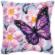 PN-0008501 Набор для вышивания крестом (подушка) Vervaco Purple Butterfly "Фиолетовая бабочка". Каталог товарів. Набори