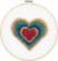 72-70024 Набор для вышивания Dimensions Heart retro "Сердце Ретро". Каталог товарів. Набори