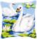 PN-0144079 Набор для вышивания крестом (подушка) Vervaco Swans "Лебеди". Каталог товарів. Набори