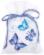 PN-0146430 Набор для вышивания крестом (мешочек) Vervaco Blue Butterflies Bags, 3 по 8х12, аида 18.. Каталог товарів. Набори