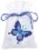 PN-0146430 Набор для вышивания крестом (мешочек) Vervaco Blue Butterflies Bags, 3 по 8х12, аида 18.. Каталог товарів. Набори