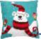 PN-0155870 Набор для вышивания крестом (подушка) Vervaco Happy christmas bear "С Рождеством Христовым, медведь". Каталог товарів. Набори