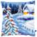 PN-0154633 Набор для вышивания крестом (подушка) Vervaco Winter scenery "Зимний пейзаж". Каталог товарів. Набори