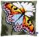 PN-0155050 Набор для вышивания крестом (подушка) Vervaco Butterfly "Бабочка". Каталог товарів. Набори