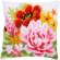 PN-0184990 Набор для вышивания крестом (подушка) Vervaco Colourful flowers "Красочные цветы". Каталог товарів. Набори