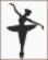 PN-0008131 Набор для вышивки крестом LanArte Ballet silhouette I "Балет силуэт I" . Каталог товарів. Набори