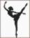 PN-0008132 Набор для вышивки крестом LanArte Ballet silhouette II "Балет силуэт II" . Каталог товарів. Набори