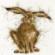 XHD49 Набор для вышивания крестом Hare Brained "Заяц" Bothy Threads. Каталог товарів. Набори