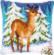 PN-0146918 Набор для вышивания крестом (подушка) Vervaco Deer in winter "Олень зимой". Каталог товарів. Набори