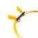 160-2/желтые Пяльцы Nurge пружинные для вышивания и штопки, высота обода 5мм, диаметр 126мм. Каталог товарів. Вишивання/Шиття. Пяльці