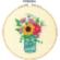 72-76294 Набор для вышивания гладью DIMENSIONS Flower jar "Цветочная банка". Каталог товарів. Набори
